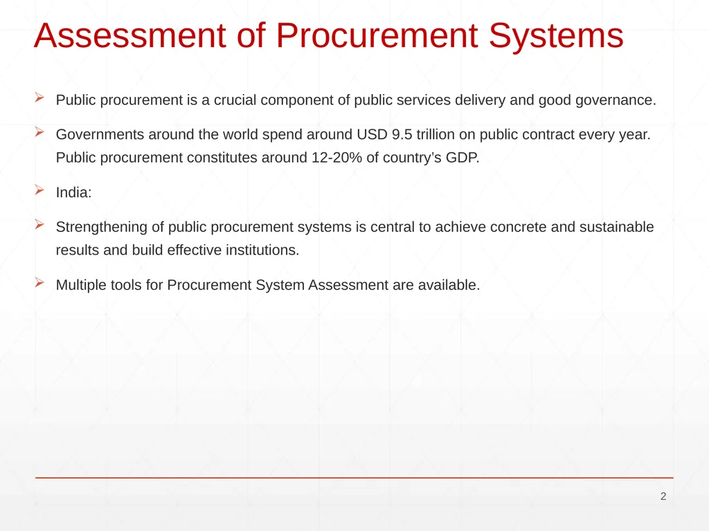 OECD - MAPS Methodology for Assessment of - slide 2 of 17