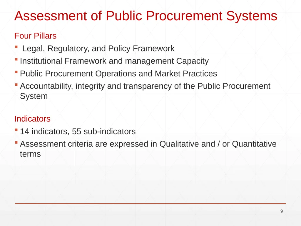 OECD - MAPS Methodology for Assessment of - slide 9 of 17
