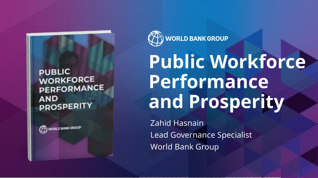 Public Workforce Performance and Prosperity Zahid - slide 1 of 30