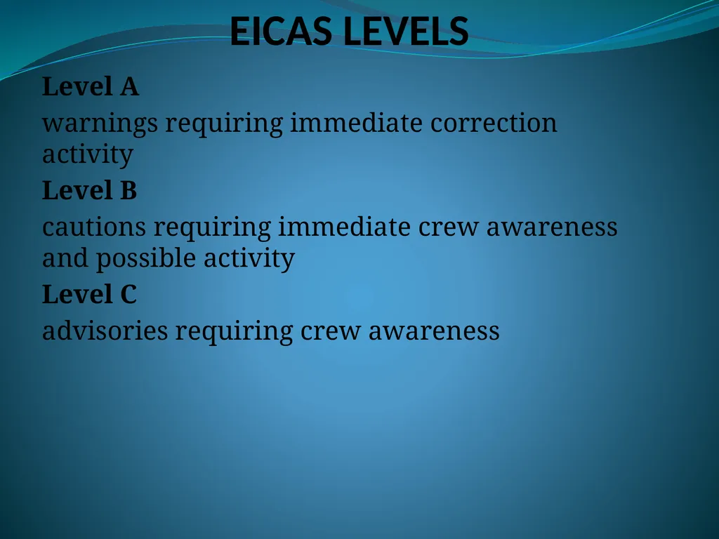 ENGINE INDICATING AND CREW ALERTING SYSTEM (EICAS) - slide 6 of 6