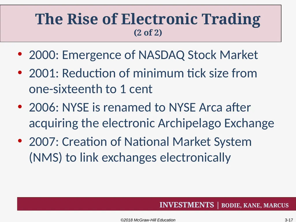 Chapter Three How Securities are Traded How firms - slide 17 of 40