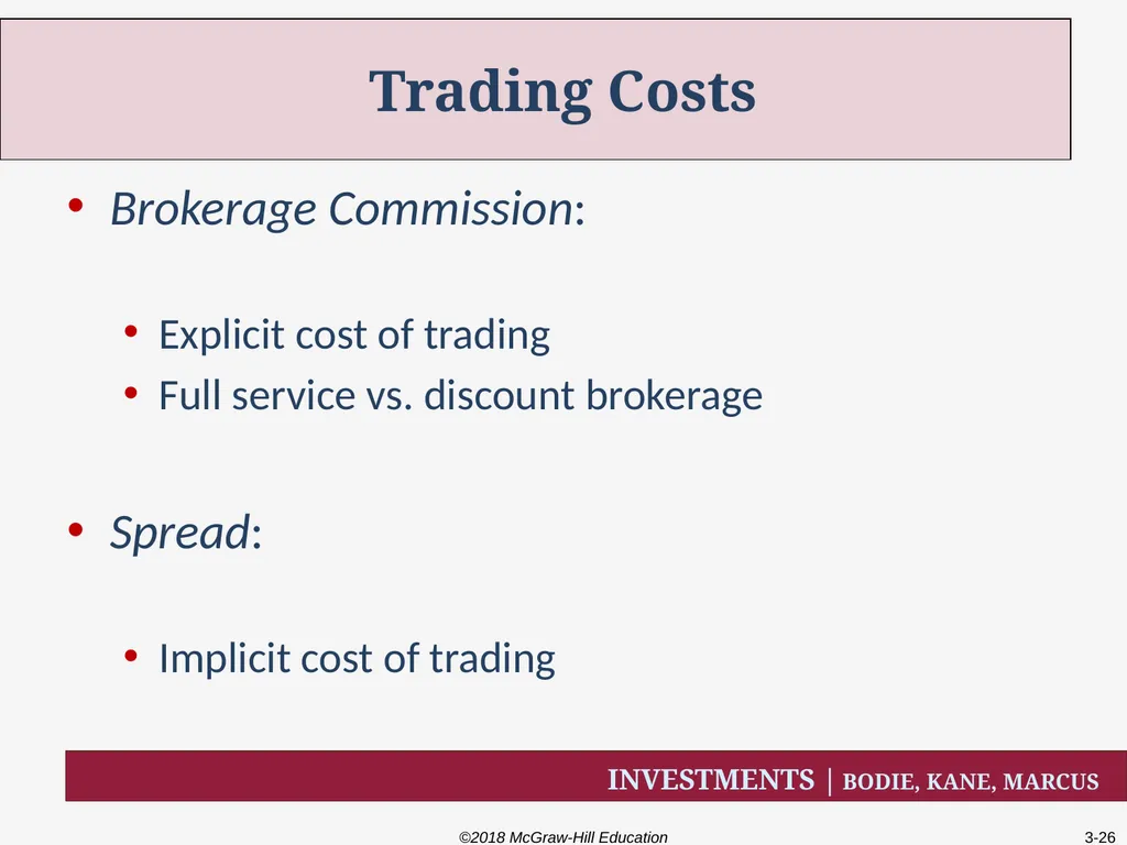 Chapter Three How Securities are Traded How firms - slide 26 of 40