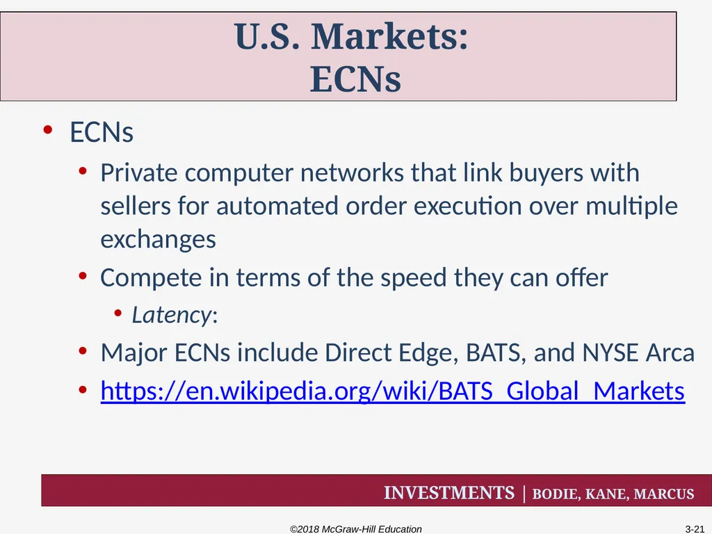 Chapter Three How Securities are Traded How firms - slide 21 of 40
