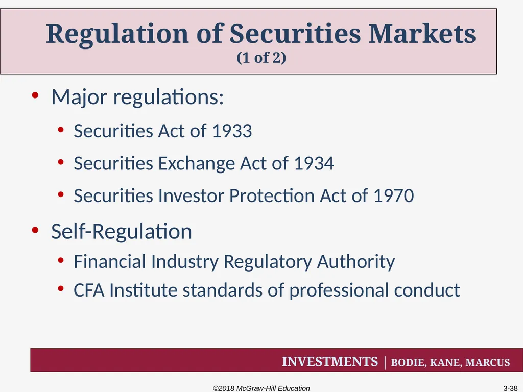 Chapter Three How Securities are Traded How firms - slide 38 of 40