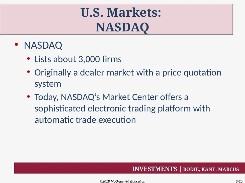Chapter Three How Securities are Traded How firms - slide 20 of 40