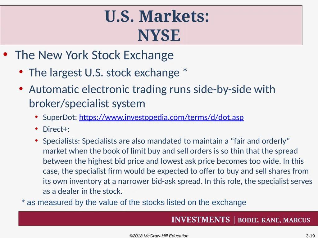 Chapter Three How Securities are Traded How firms - slide 19 of 40