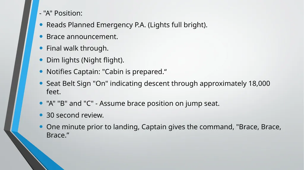 CABIN CREW TRAINING LESSON 7 AND 8 TUTOR: ANDREA - slide 13 of 35