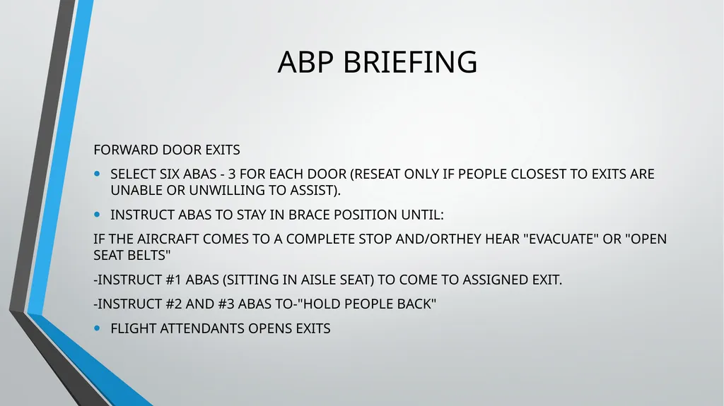 CABIN CREW TRAINING LESSON 7 AND 8 TUTOR: ANDREA - slide 19 of 35