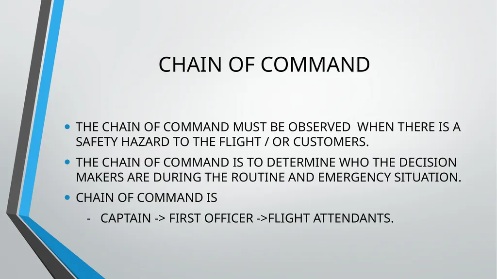 CABIN CREW TRAINING LESSON 7 AND 8 TUTOR: ANDREA - slide 5 of 35