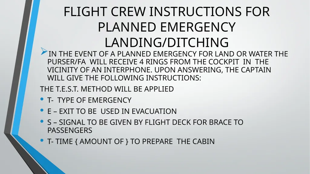 CABIN CREW TRAINING LESSON 7 AND 8 TUTOR: ANDREA - slide 11 of 35