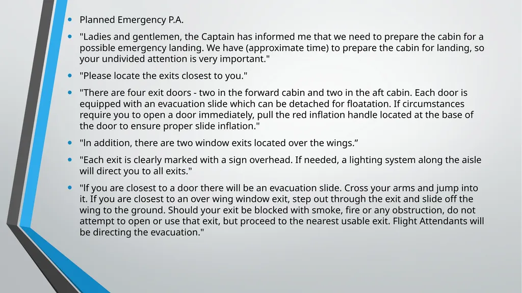 CABIN CREW TRAINING LESSON 7 AND 8 TUTOR: ANDREA - slide 14 of 35