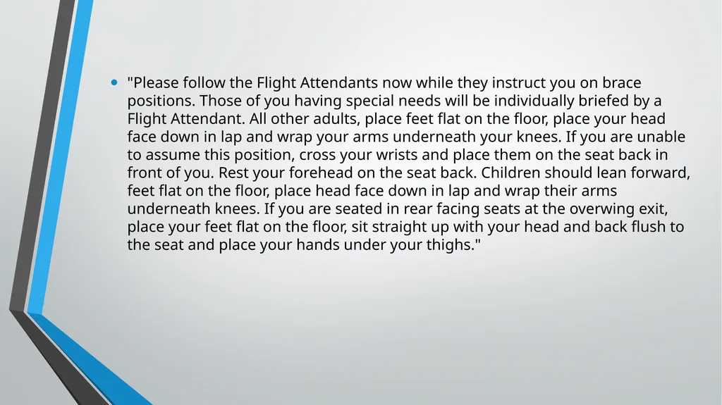 CABIN CREW TRAINING LESSON 7 AND 8 TUTOR: ANDREA - slide 16 of 35