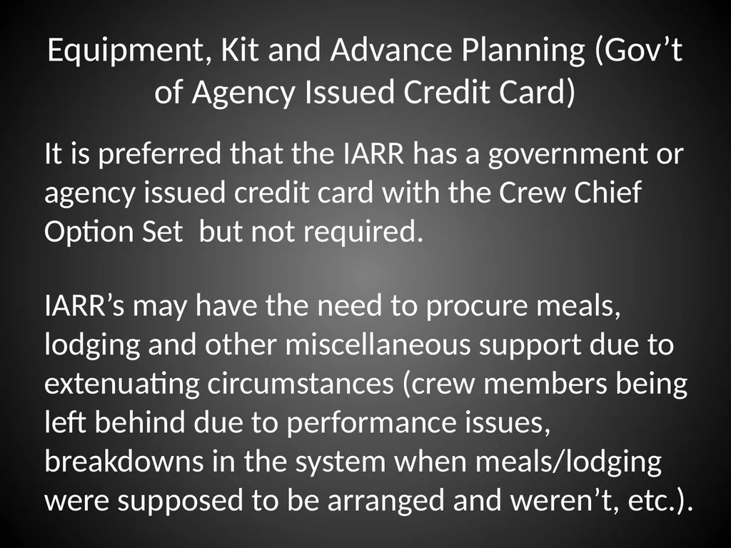 Interagency Resource Representative (IARR) - slide 59 of 84