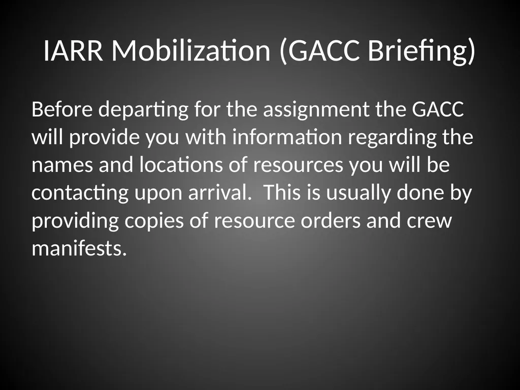Interagency Resource Representative (IARR) - slide 15 of 84