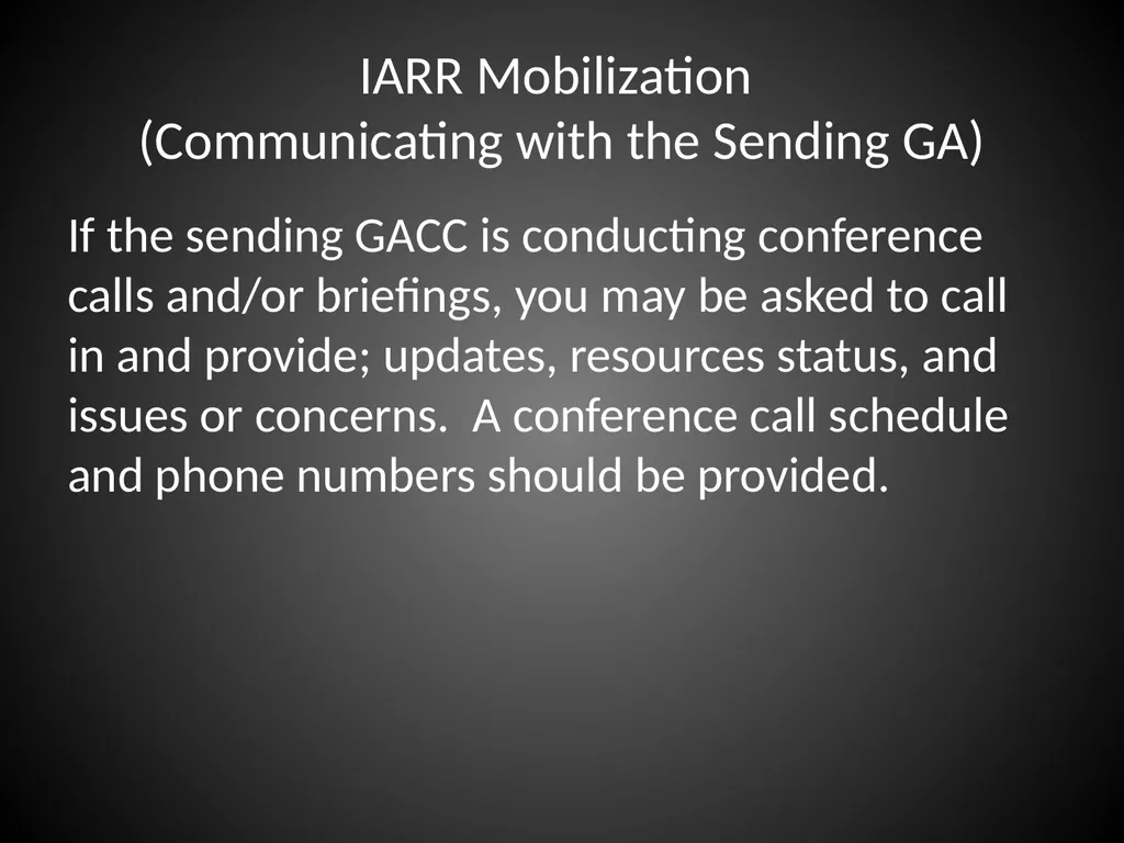 Interagency Resource Representative (IARR) - slide 20 of 84