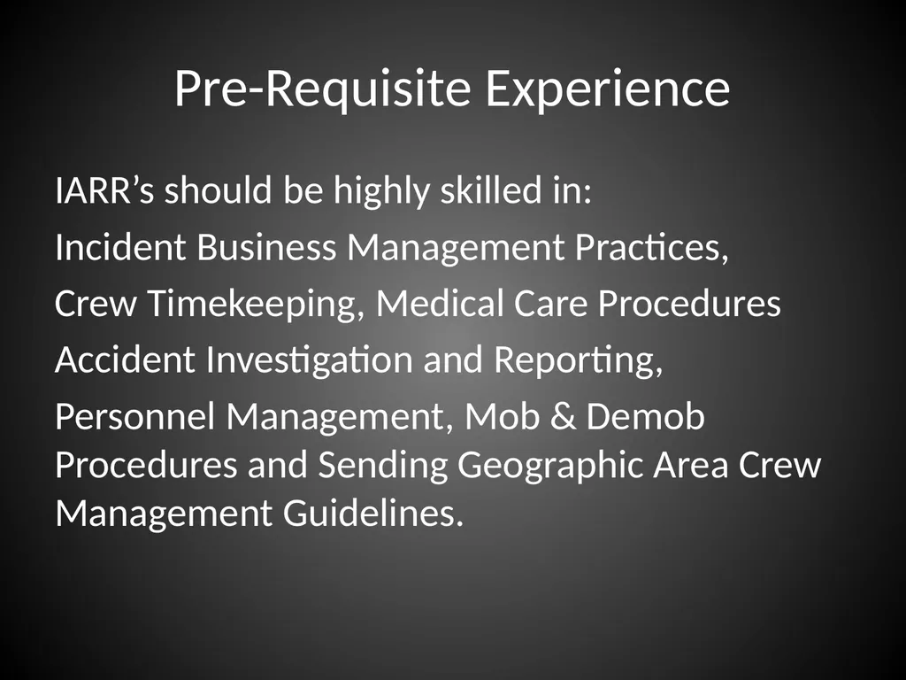 Interagency Resource Representative (IARR) - slide 7 of 84