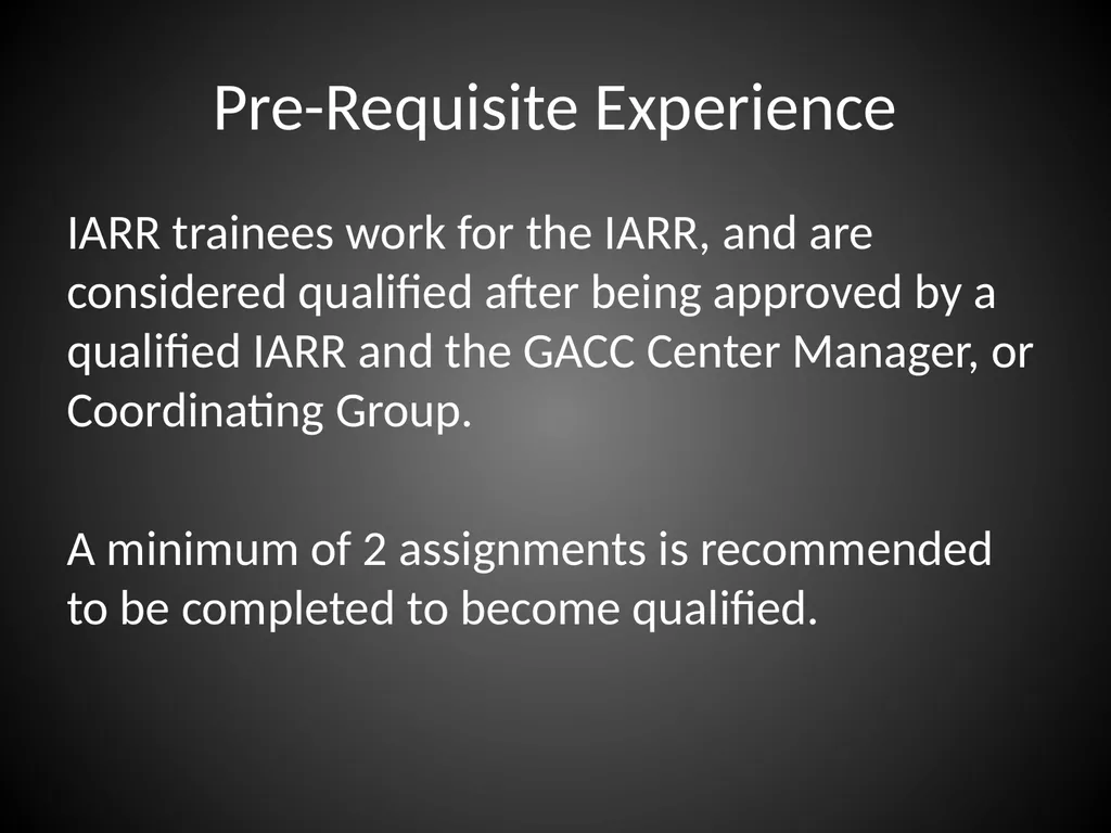 Interagency Resource Representative (IARR) - slide 9 of 84