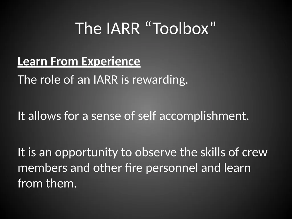 Interagency Resource Representative (IARR) - slide 82 of 84