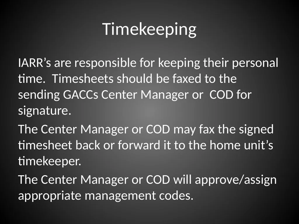 Interagency Resource Representative (IARR) - slide 64 of 84