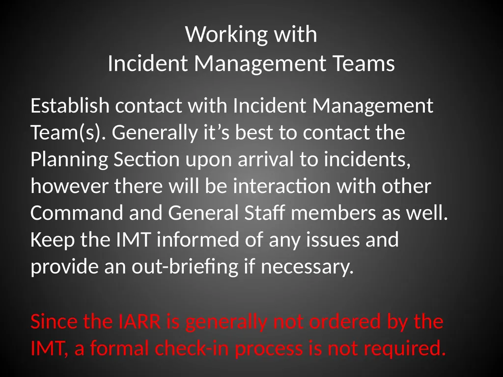 Interagency Resource Representative (IARR) - slide 21 of 84