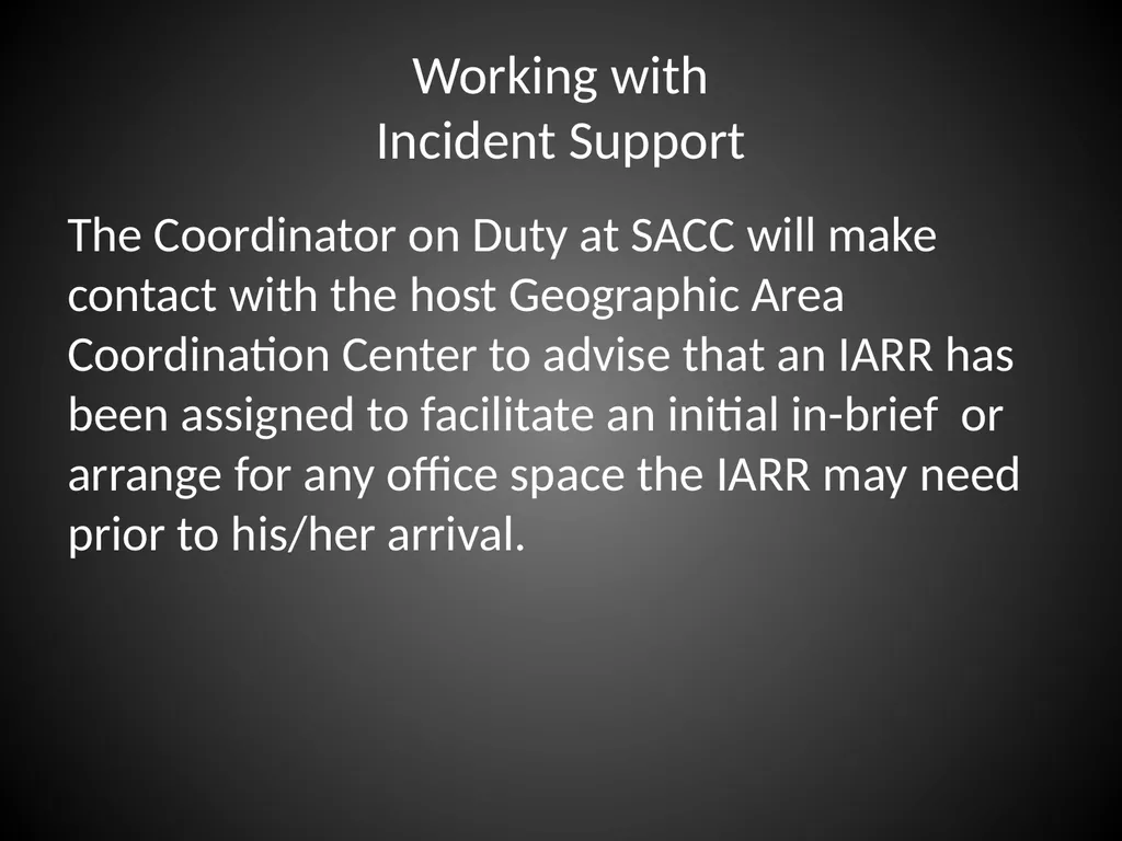 Interagency Resource Representative (IARR) - slide 33 of 84