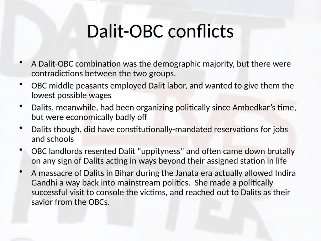 Janata Party and Aftermath In March 1977 the - slide 7 of 10