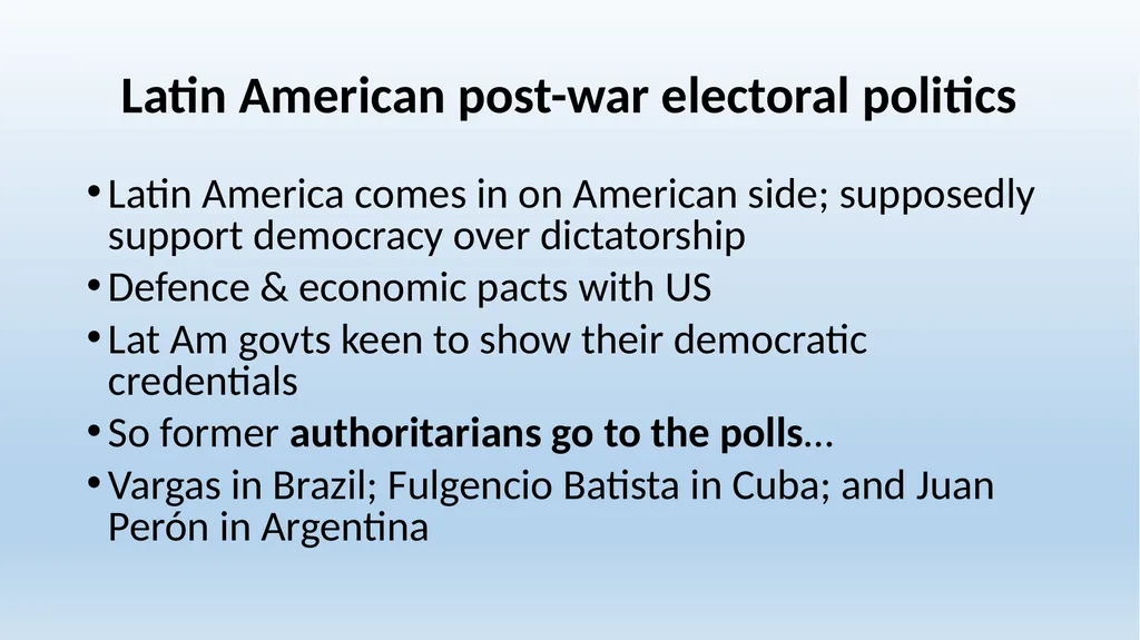 Week 7 A Democratic Interlude: “Populism,” - slide 7 of 24
