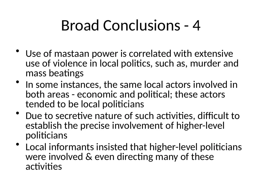 Local Power Networks – Linkage between Politics - slide 13 of 15