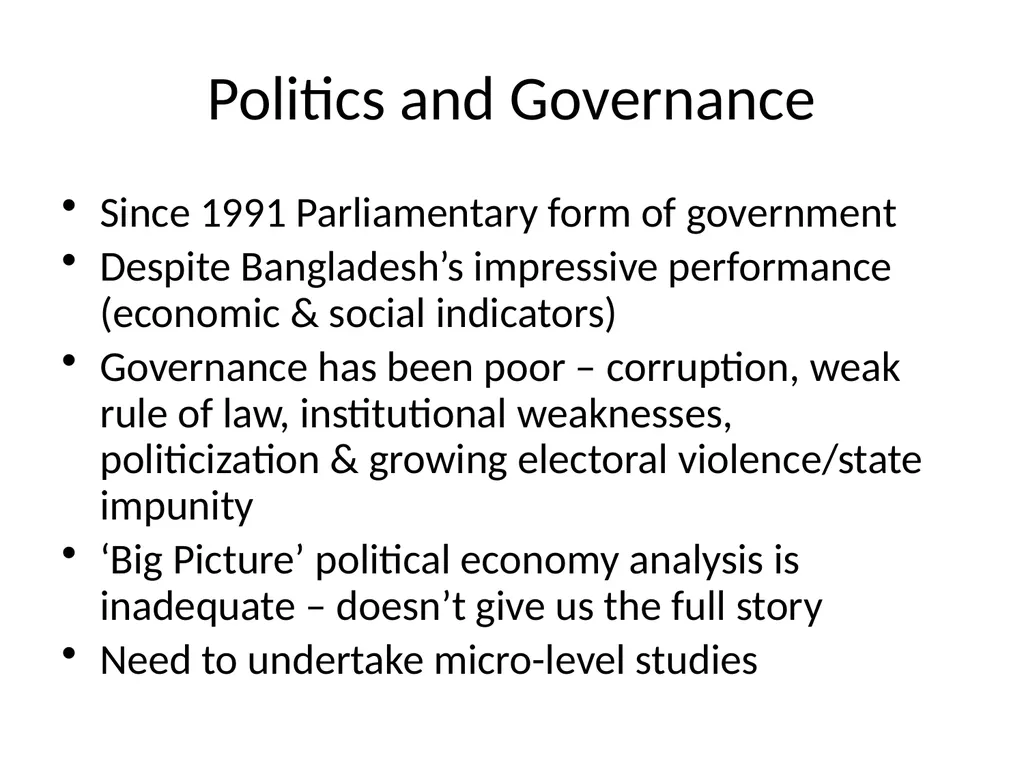 Local Power Networks – Linkage between Politics - slide 4 of 15