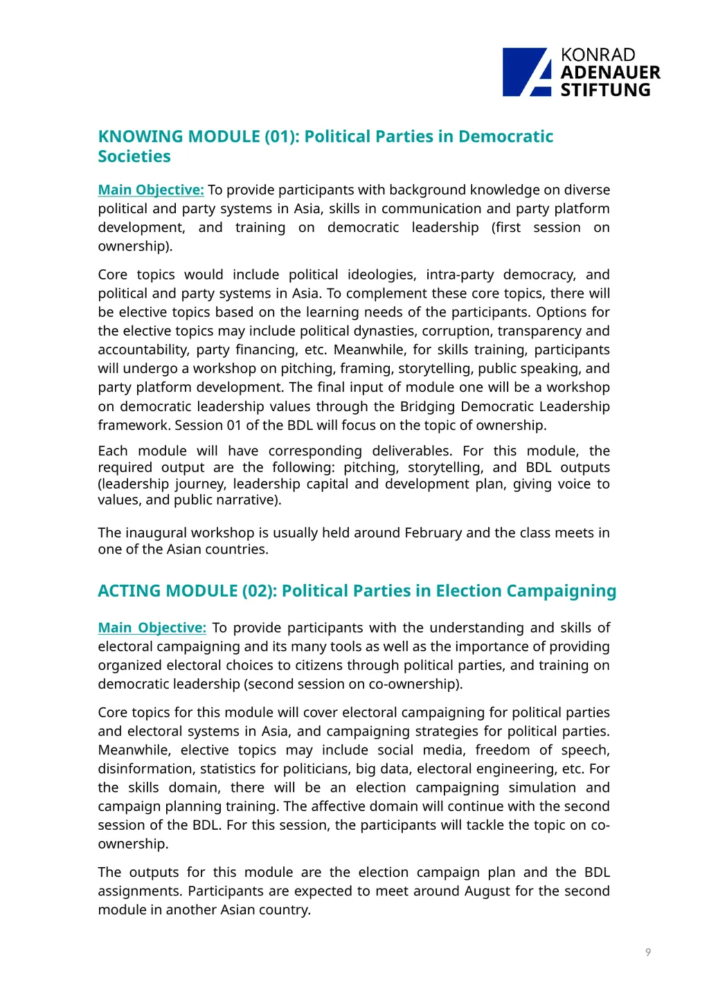 T ABLE OF CONTENTS 1 Programme - slide 9 of 16