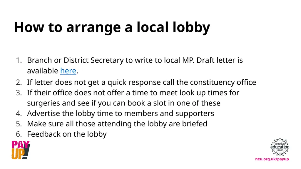 How to lobby politicians effectively March 2023 We - slide 4 of 11