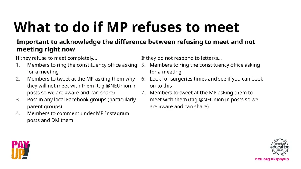 How to lobby politicians effectively March 2023 We - slide 10 of 11