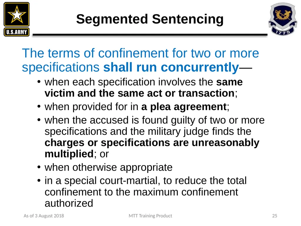 As of 3 August 2018 MTT Training Product 1 - slide 15 of 44
