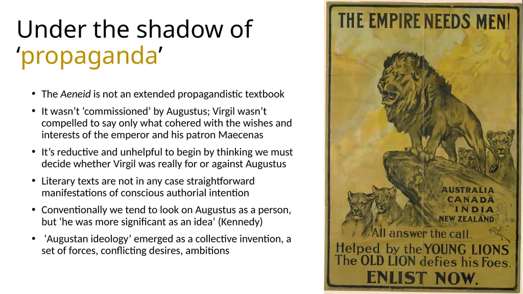 The World of the Hero Teaching the politics of - slide 5 of 11
