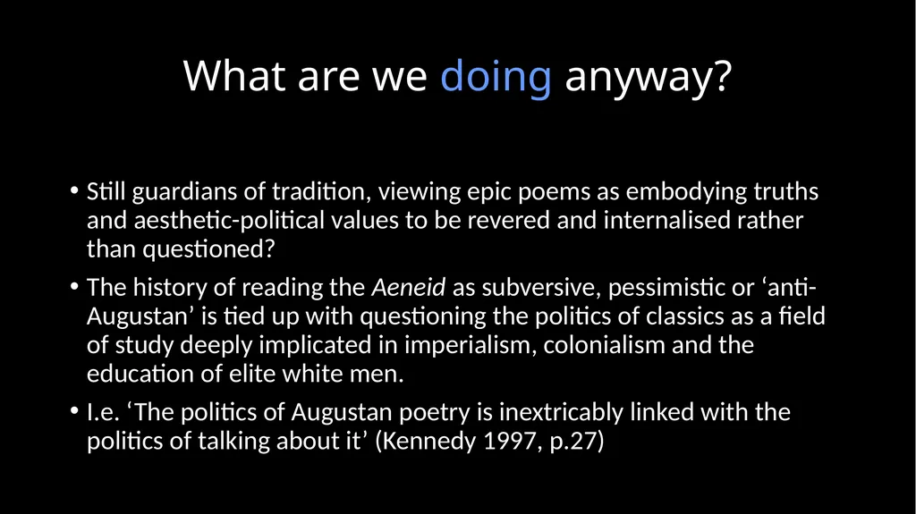 The World of the Hero Teaching the politics of - slide 4 of 11