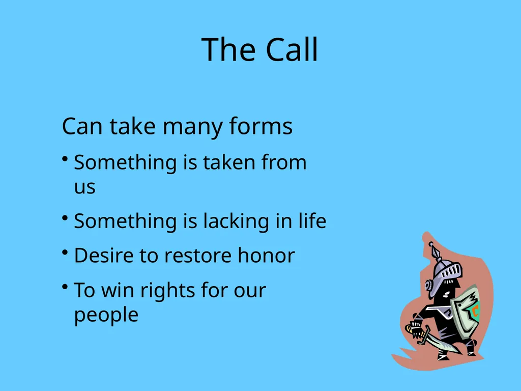 The Hero’s Journey The Separation Initiation and - slide 3 of 19