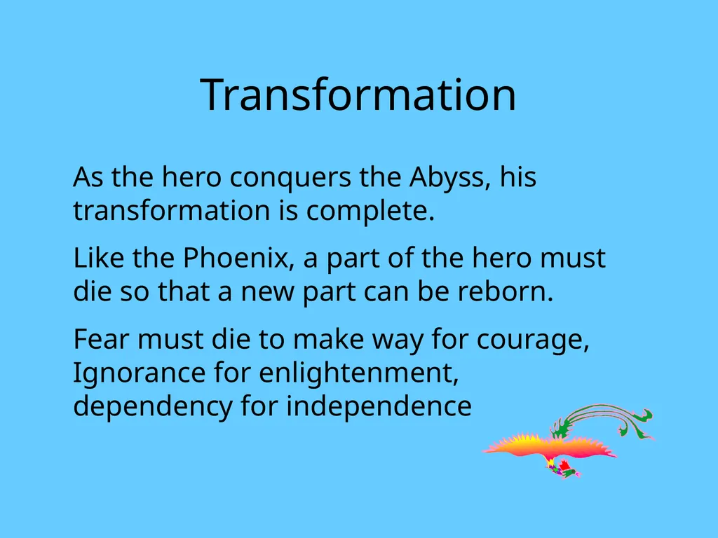 The Hero’s Journey The Separation Initiation and - slide 12 of 19