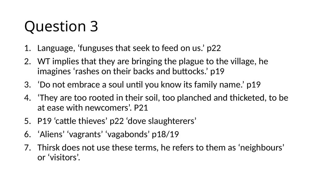 Harvest by Jim Crace ENGLISH LITERATURE B PAPER 2: - slide 16 of 28
