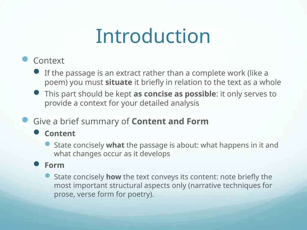 Commentary Writing Guidelines and FAQ Department - slide 5 of 21