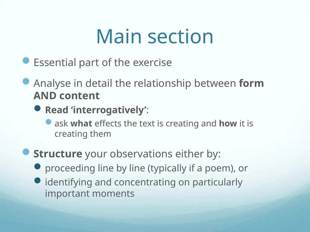 Commentary Writing Guidelines and FAQ Department - slide 6 of 21
