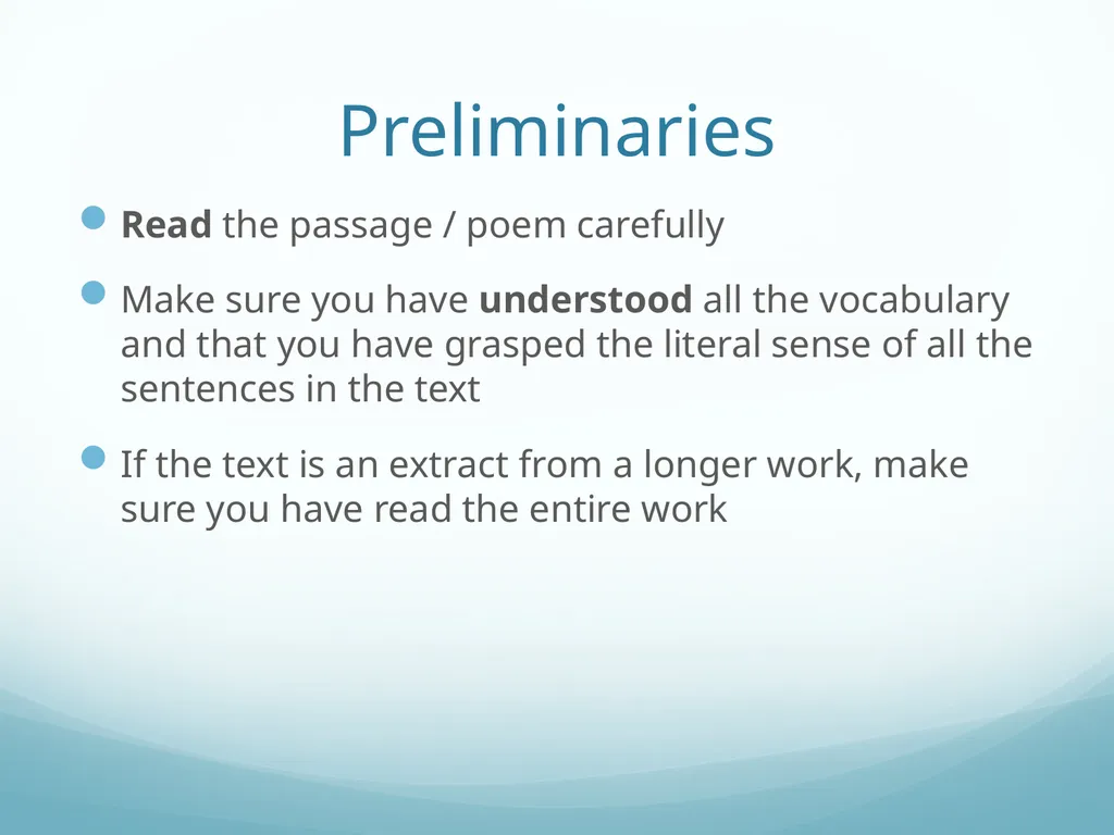 Commentary Writing Guidelines and FAQ Department - slide 3 of 21