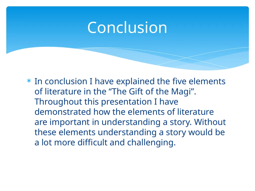 Final Project By: Tristen Mosier The Elements of - slide 14 of 14