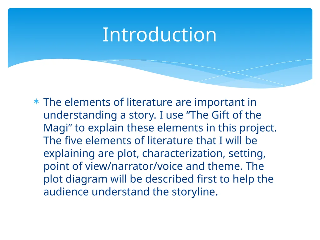 Final Project By: Tristen Mosier The Elements of - slide 2 of 14