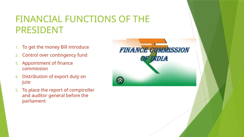 THE PRESIDENT OF INDIA INTRODUCTION TO OFFICE OF - slide 7 of 12