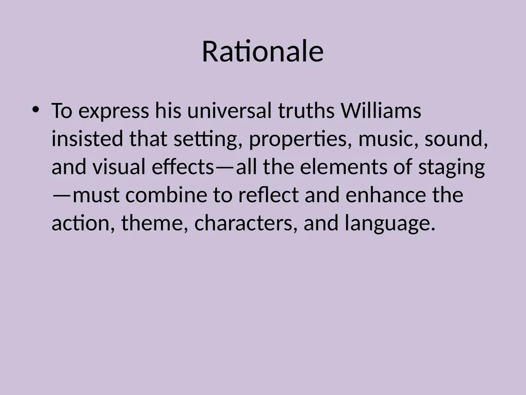 Plastic Theatre A Streetcar Named Desire What is - slide 3 of 7