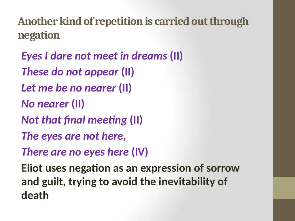 The Hollow Men by T.S. Eliot (1925) Analysis and - slide 10 of 20