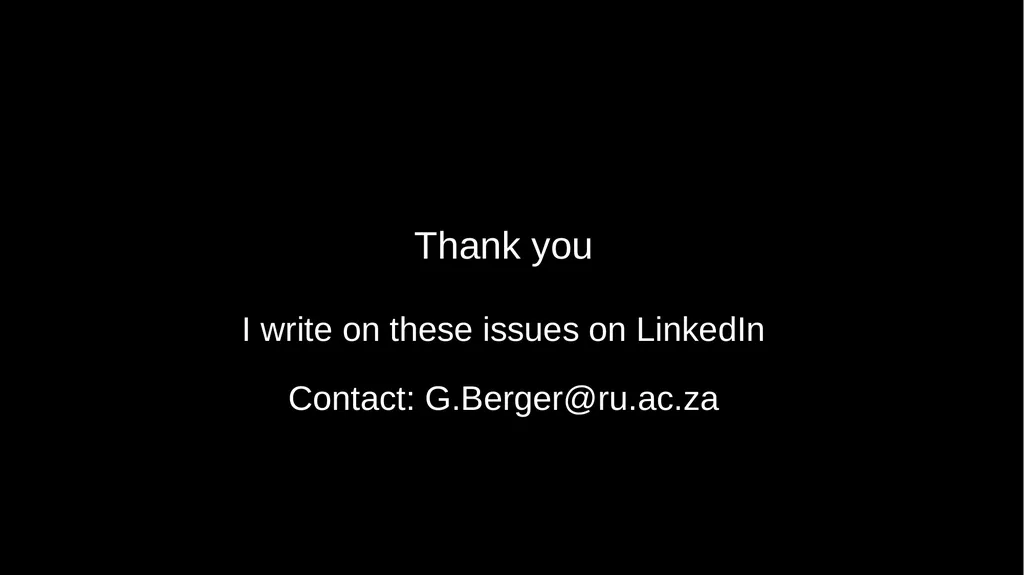 Pro’s & con’s of e-voting – a response Guy Berger - slide 15 of 15