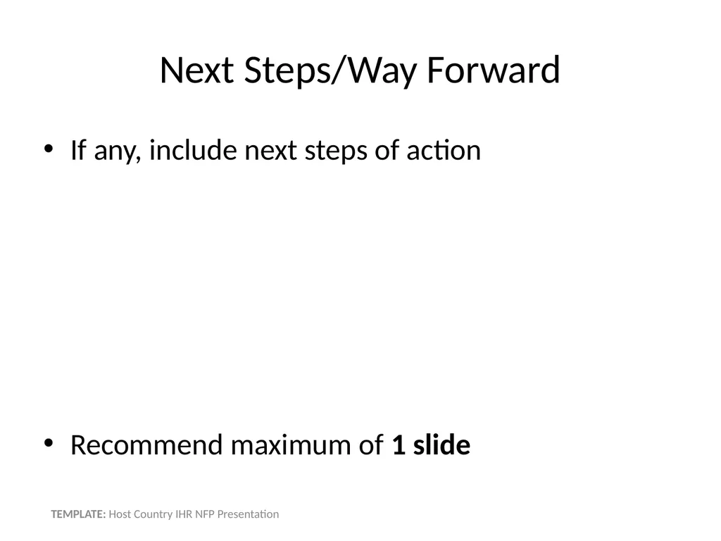 Host Country IHR NFP Presentation Name - slide 11 of 13