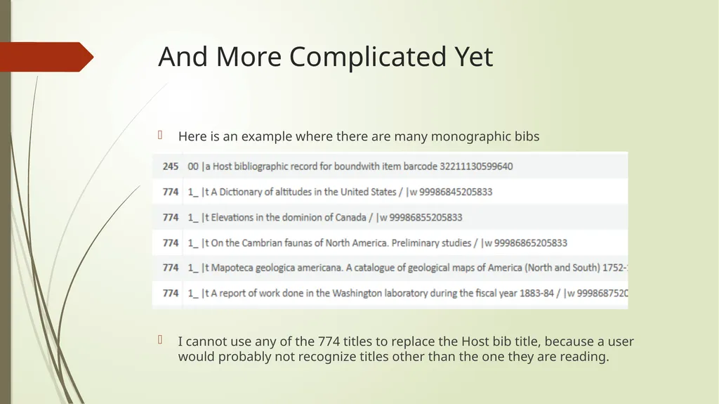 Host Bibliographic Records in Alma/Primo VE What - slide 14 of 24