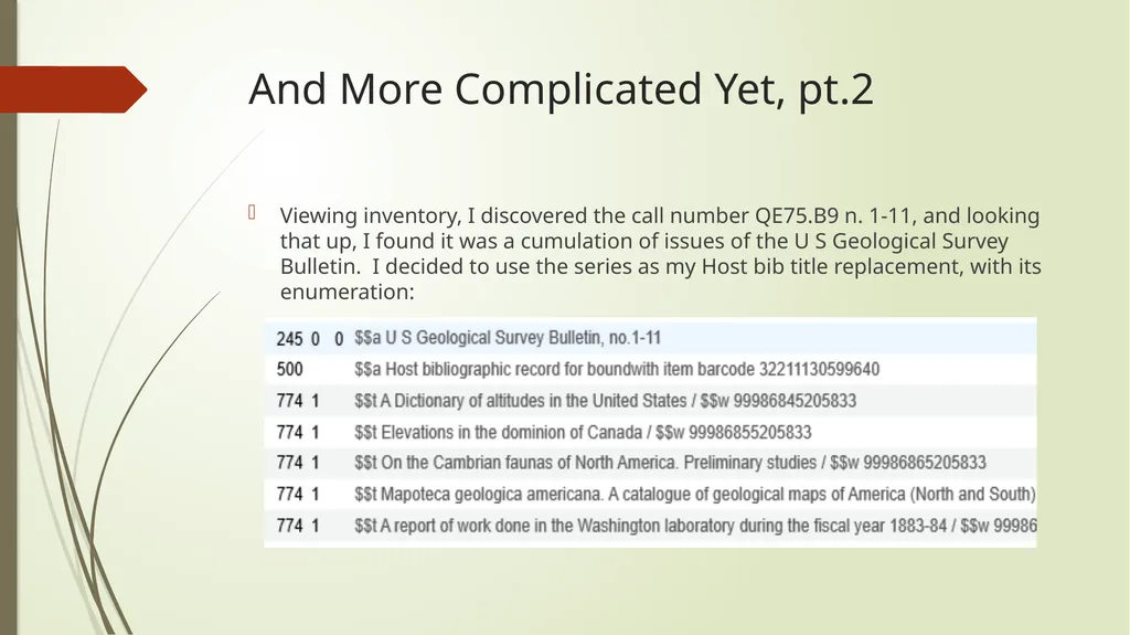 Host Bibliographic Records in Alma/Primo VE What - slide 15 of 24